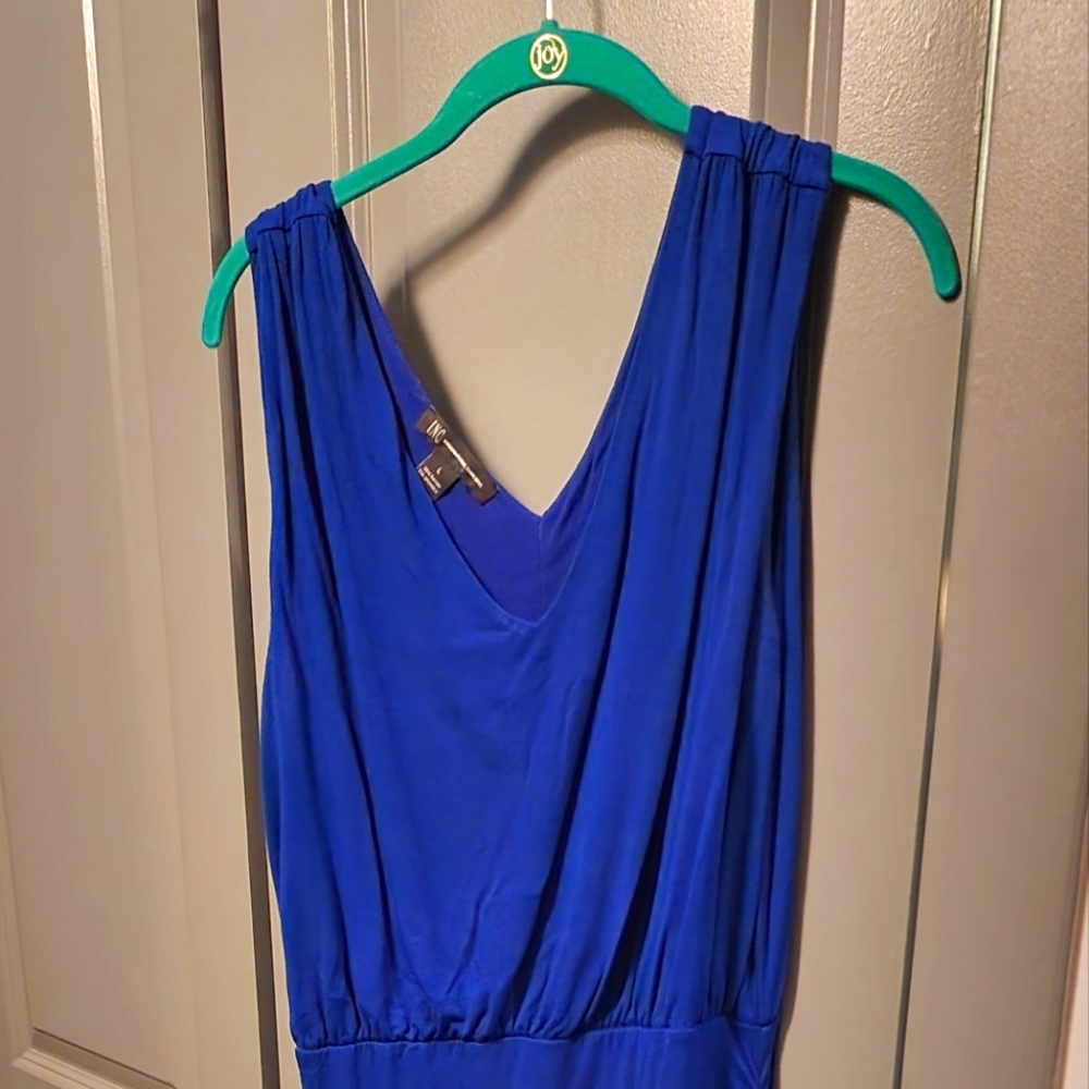 Blue cocktail dress